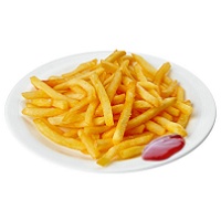 Картофель фри с кетчупом